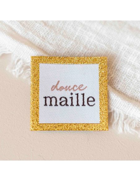 Woven label to sew Soft knit