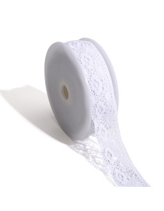 Valentine Lace 40mm - White