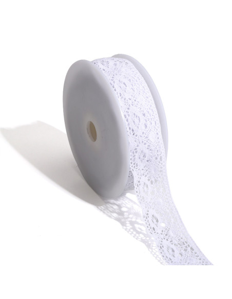 Valentine Lace 40mm - White