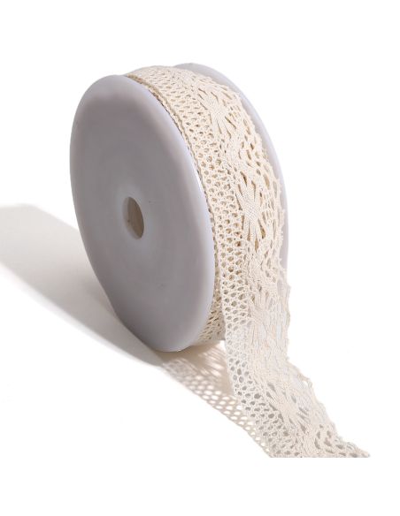 Leya Lace 40mm - Ecru