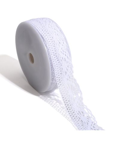 Leya Lace 40mm - White
