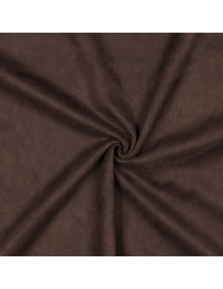 Stretch suede fabric - Brown