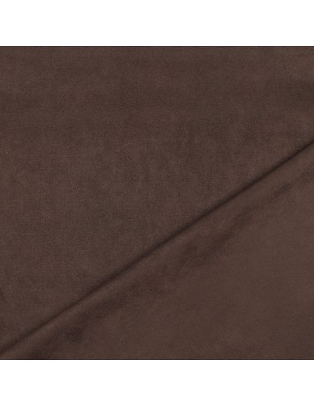 Stretch suede fabric - Brown