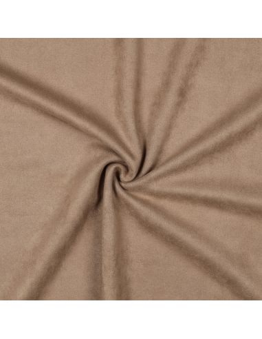 Stretch suede fabric - Taupe