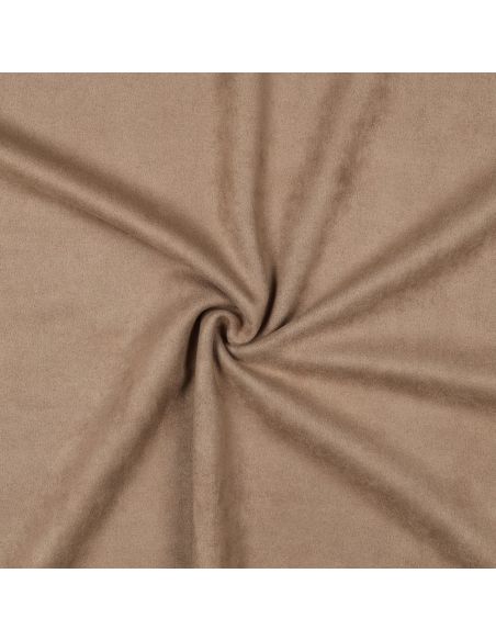 Stretch suede fabric - Taupe
