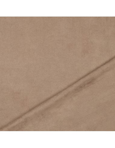 Stretch suede fabric - Taupe