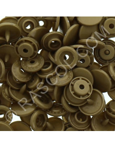 Pack of 25 round KAM resin snaps - Bronze