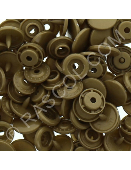 Pack of 25 round KAM resin snaps - Bronze