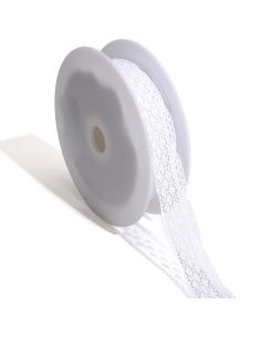 Clémence Lace 25mm - White