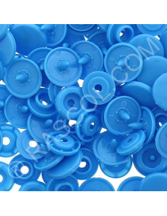 Pack of 25 KAM round resin snaps - Royal blue