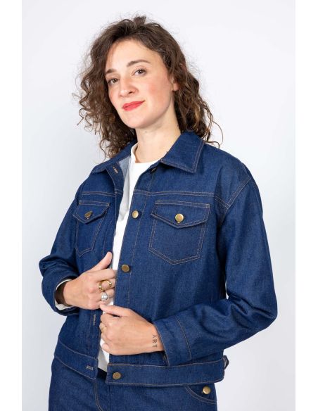Gold Denim and Work Jacket Pattern - I am patterns