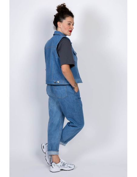Gold Denim and Work Jacket Pattern - I am patterns