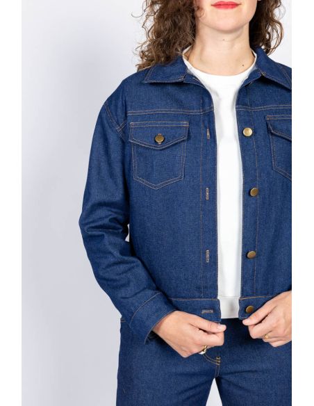Gold Denim and Work Jacket Pattern - I am patterns