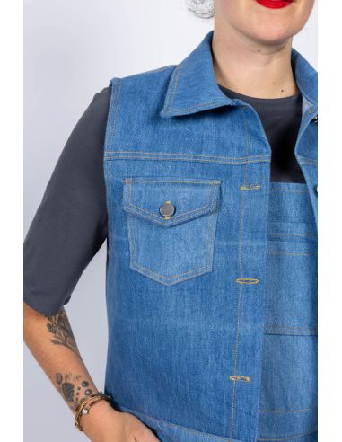 Gold Denim and Work Jacket Pattern - I am patterns
