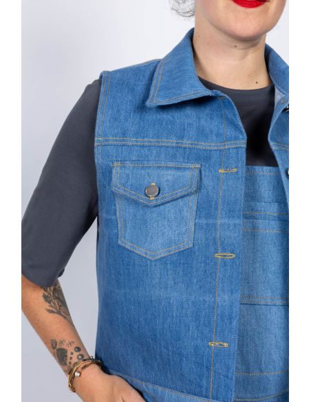 Gold Denim and Work Jacket Pattern - I am patterns