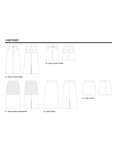 Ruby Skirt Pattern - I am patterns
