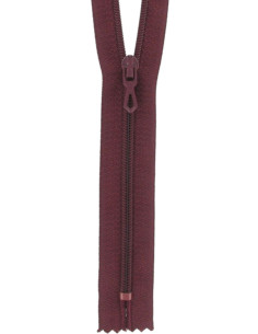 Nylon zipper - Bordeaux