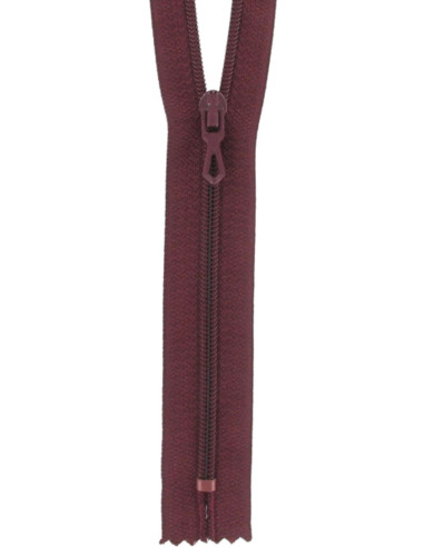 Nylon zipper - Bordeaux