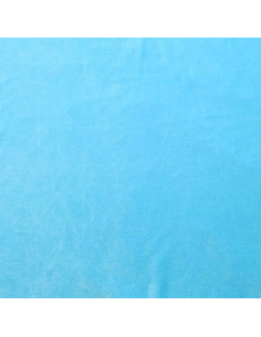 Stretch velvet fabric - Aqua blue 2