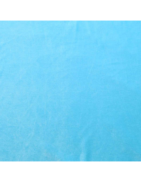 Stretch velvet fabric - Aqua blue