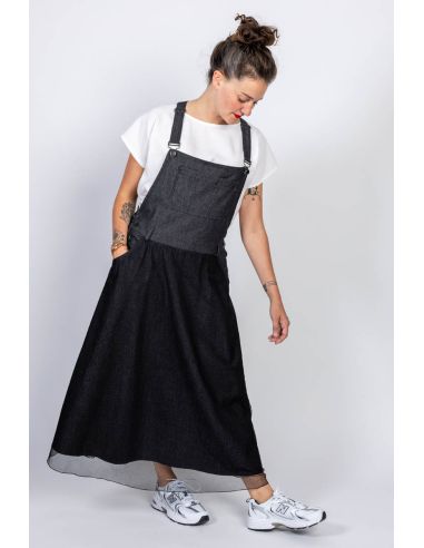 Crystal Overalls Skirt and Dress Pattern - I am patterns