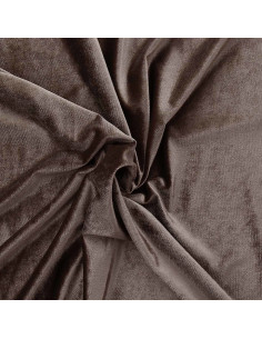 Stretch velvet fabric - Taupe