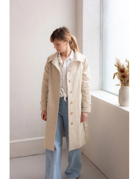 Simone Trench Coat Pattern - Joli Lab