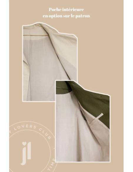 Simone Trench Coat Pattern - Joli Lab