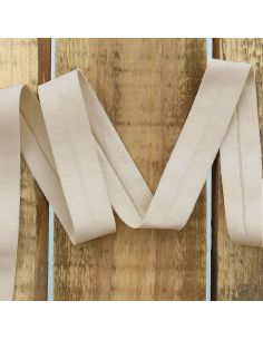 Cotton jersey bias - Beige