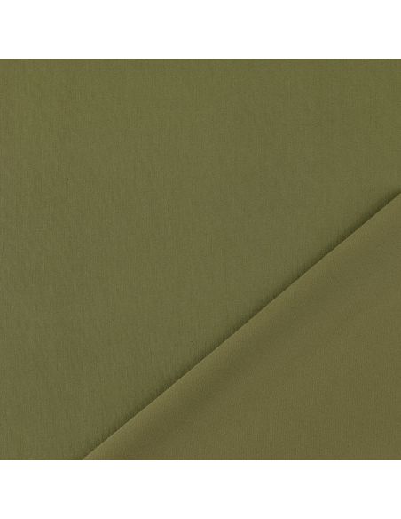 Scuba fabric with peach skin effect - Olive green