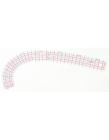Set of 3 Clover curved rulers