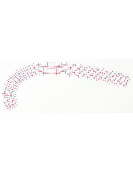 Set of 3 Clover curved rulers
