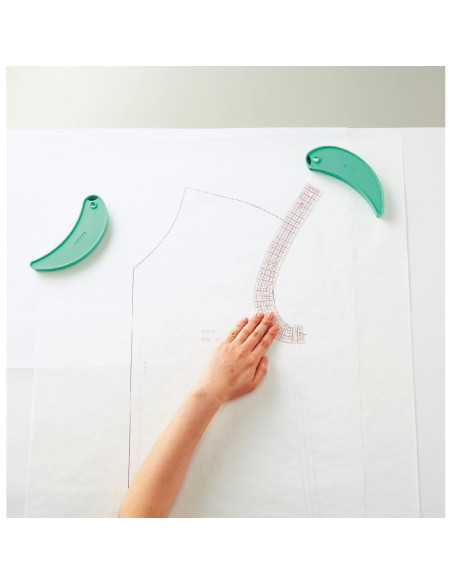 Set of 3 Clover curved rulers