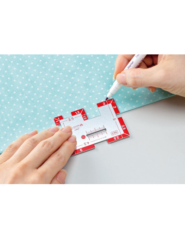 Clover metal sewing gauge