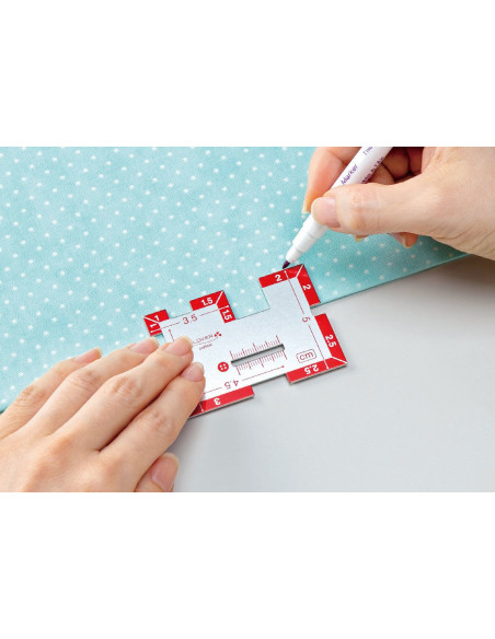 Clover metal sewing gauge