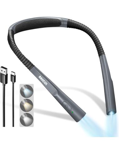 Rechargeable hands-free neck lamp Rascol