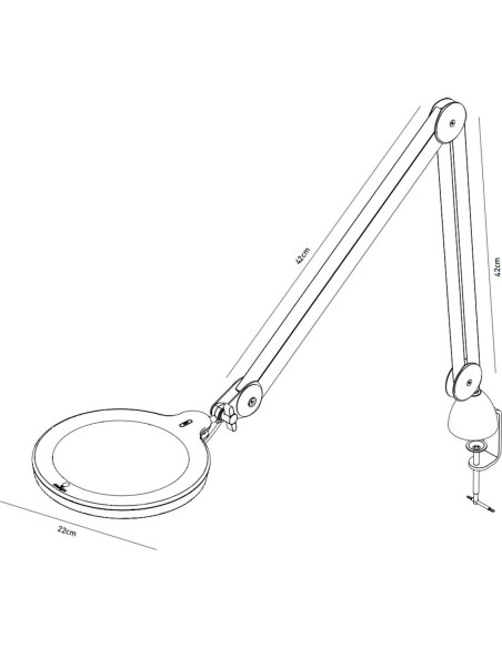 Daylight MAG XL magnifying lamp