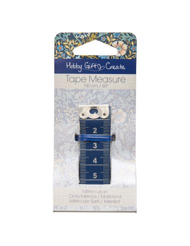 150 cm sewing tape measure - Blue flowers collection