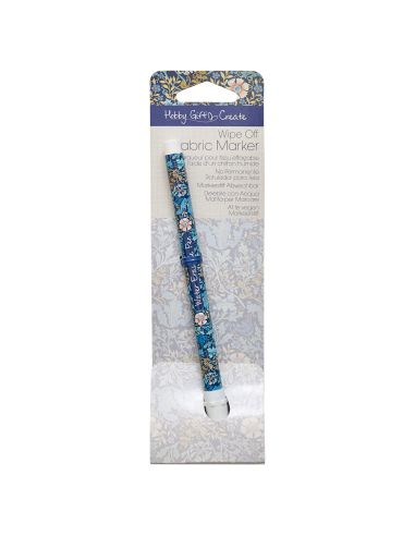 Water-erasable marker pen - Thick tip - Blue flowers collection