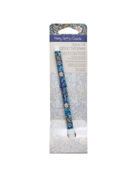 Water-erasable marker pen - Thick tip - Blue flowers collection