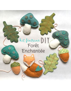 DIY felt kit enchanted forest