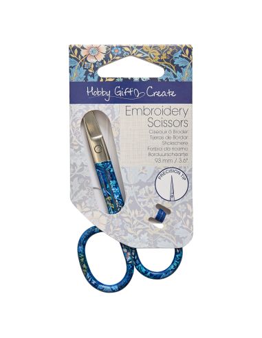 9 cm Embroidery Scissors - Blue Flowers Collection