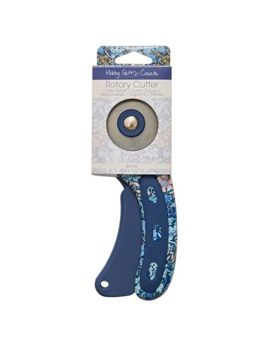 45 mm Rotary Cutter - Blue Flowers Collection