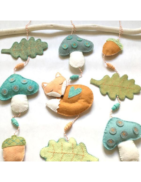 DIY felt kit enchanted forest