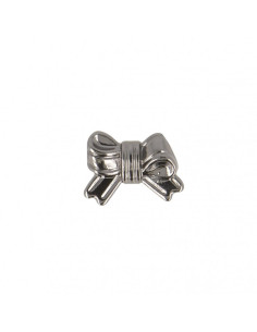 Metal knot button - Black