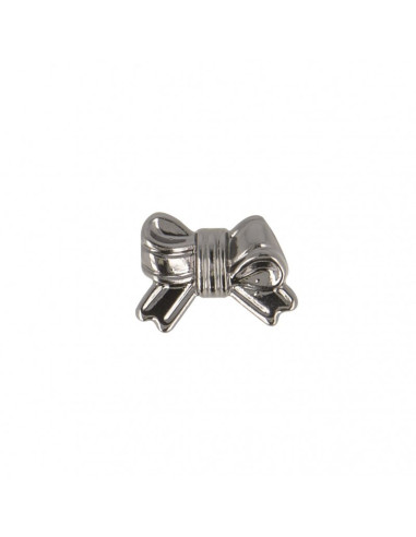 Metal knot button - Black