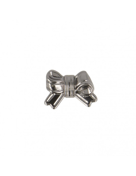 Metal knot button - Black