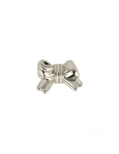 Metal knot button - Silver