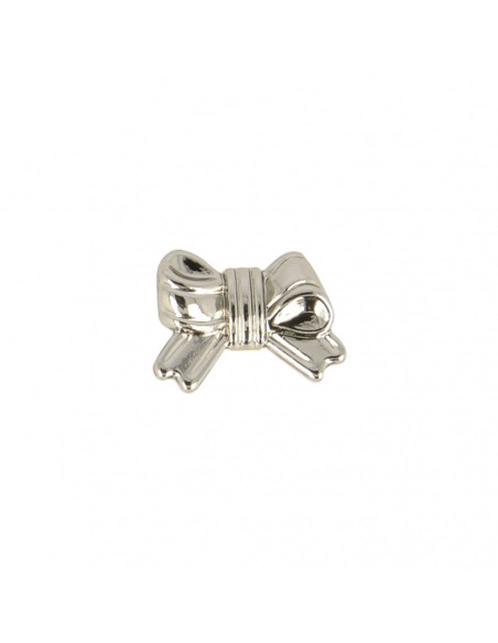 Metal knot button - Silver