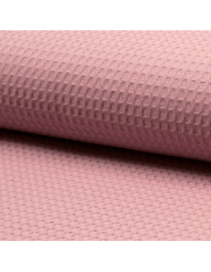 Honeycomb tea towel fabric - Pink